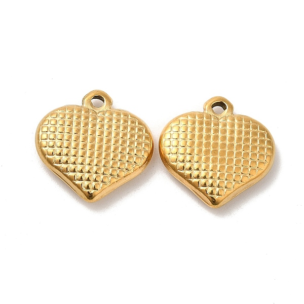 PandaHall 304 Stainless Steel Pendant, Heart Charm, Real 18K Gold Plated, 16x15.5x3.5mm, Hole: 1.5mm 304 Stainless Steel Heart
PandaHall 304 Stainless Steel Pendant, Heart Charm, Real 18K Gold Plated, 16x15.5x3.5mm, Hole: 1.5mm 304 Stainless Steel Heart