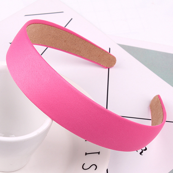 PandaHall Wide Cloth Hair Bands, Solid Simple Hair Accessories for Women, Hot Pink, 145x130x28mm Cloth
PandaHall Wide Cloth Hair Bands, Solid Simple Hair Accessories for Women, Hot Pink, 145x130x28mm Cloth