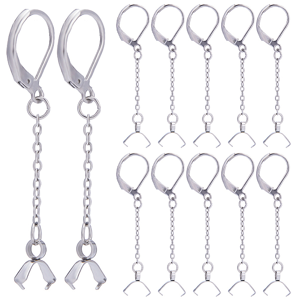 PandaHall CREATCABIN 28Pcs 304 Stainless Steel Leverback Earring Findings, Ear Wire with Pinch Bails, Stainless Steel Color, 47mm, Pin...
PandaHall CREATCABIN 28Pcs 304 Stainless Steel Leverback Earring Findings, Ear Wire with Pinch Bails, Stainless Steel Color, 47mm, Pin...