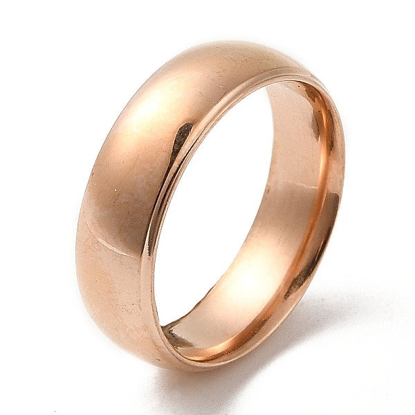 PandaHall Ion Plating(IP) 304 Stainless Steel Flat Plain Band Rings, Rose Gold, Size 9, Inner Diameter: 19mm, 4mm 304 Stainless Steel
PandaHall Ion Plating(IP) 304 Stainless Steel Flat Plain Band Rings, Rose Gold, Size 9, Inner Diameter: 19mm, 4mm 304 Stainless Steel