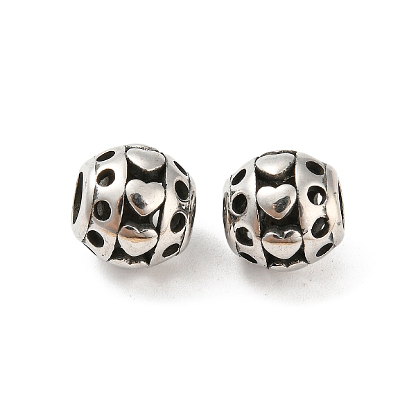 PandaHall 316 Surgical Stainless Steel Beads, Heart, Antique Silver, 10x9mm, Hole: 4mm 316 Surgical Stainless Steel Heart
PandaHall 316 Surgical Stainless Steel Beads, Heart, Antique Silver, 10x9mm, Hole: 4mm 316 Surgical Stainless Steel Heart