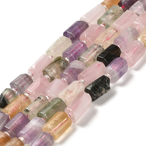PandaHall Natural Mixed Quartz Beads Strands, with Seed Beads, Faceted, Column, 8.5~11x5.5~6.5mm, Hole: 1mm, about 14~15pcs/strand, 7.48''...
PandaHall Natural Mixed Quartz Beads Strands, with Seed Beads, Faceted, Column, 8.5~11x5.5~6.5mm, Hole: 1mm, about 14~15pcs/strand, 7.48''...