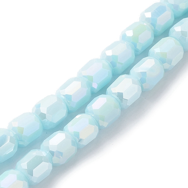 PandaHall Electroplate Glass Beads Strands, AB Color Plated, Faceted, Barrel, Light Blue, 8x8mm, Hole: 1.2mm, about 80pcs/strand, 26.14''...
PandaHall Electroplate Glass Beads Strands, AB Color Plated, Faceted, Barrel, Light Blue, 8x8mm, Hole: 1.2mm, about 80pcs/strand, 26.14''...