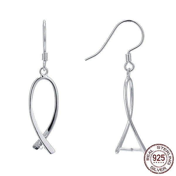 PandaHall Rhodium Plated 925 Sterling Silver Earring Findings, with Bar Links and Ice Pick Pinch Bail, Platinum, 37mm, 21 Gauge, Pin: 0.7mm...
PandaHall Rhodium Plated 925 Sterling Silver Earring Findings, with Bar Links and Ice Pick Pinch Bail, Platinum, 37mm, 21 Gauge, Pin: 0.7mm...