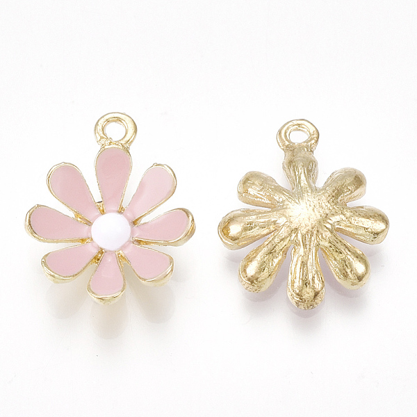 PandaHall Alloy Pendants, with Enamel, Flower, Light Gold, Pink, 19x15x4mm, Hole: 1.5mm Alloy+Enamel Flower Pink
PandaHall Alloy Pendants, with Enamel, Flower, Light Gold, Pink, 19x15x4mm, Hole: 1.5mm Alloy+Enamel Flower Pink