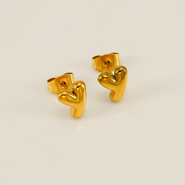 PandaHall Chunk Letter 304 Stainless Steel Stud Earrings for Women, Real 18K Gold Plated, Letter Y, 7.5~8.5x5~10.5mm 304 Stainless Steel...
PandaHall Chunk Letter 304 Stainless Steel Stud Earrings for Women, Real 18K Gold Plated, Letter Y, 7.5~8.5x5~10.5mm 304 Stainless Steel...