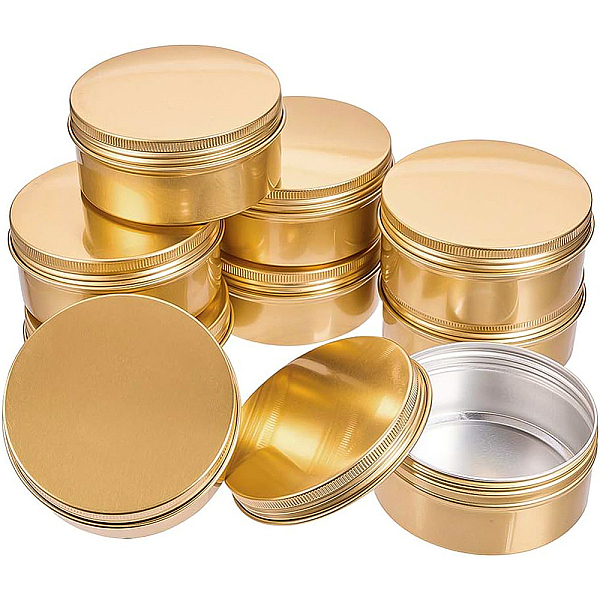 PandaHall BENECREAT 10 Pcs 150ml Aluminum Tin Jars, Round Aluminum Tin Cans Cosmetic Containers with Screw Cap Lid for DIY Crafts Travel...
PandaHall BENECREAT 10 Pcs 150ml Aluminum Tin Jars, Round Aluminum Tin Cans Cosmetic Containers with Screw Cap Lid for DIY Crafts Travel...