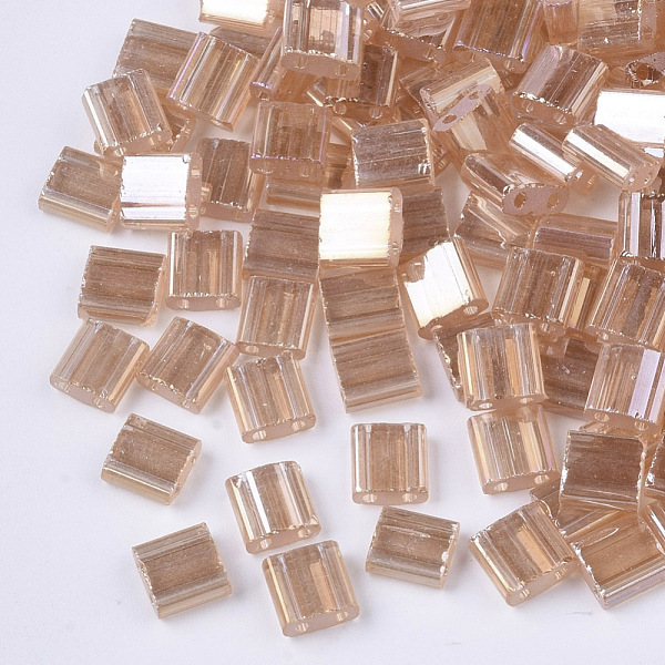 PandaHall 2-Hole Glass Seed Beads, Transparent Colours Luster, Rectangle, Dark Salmon, 5x4.5~5.5x2~2.5mm, Hole: 0.5~0.8mm Glass Rectangle..., Red
PandaHall 2-Hole Glass Seed Beads, Transparent Colours Luster, Rectangle, Dark Salmon, 5x4.5~5.5x2~2.5mm, Hole: 0.5~0.8mm Glass Rectangle..., Red