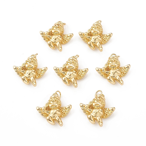 PandaHall Eco-Friendly Brass Pendants, with Jump Ring, Lead Free & Cadmium Free, Cupid Charm, Real 18K Gold Plated, 20x20x6.5mm, Hole: 3.5mm...
PandaHall Eco-Friendly Brass Pendants, with Jump Ring, Lead Free & Cadmium Free, Cupid Charm, Real 18K Gold Plated, 20x20x6.5mm, Hole: 3.5mm...