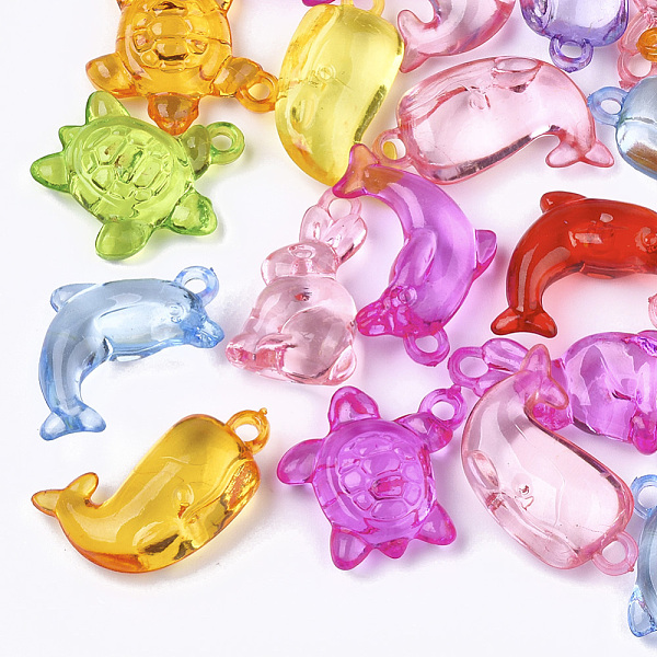 PandaHall Transparent Acrylic Pendants, Animal, Mixed Shapes, Mixed Color, 24~30x15~23x7~8mm, Hole: 2mm Acrylic Other Animal Multicolor
PandaHall Transparent Acrylic Pendants, Animal, Mixed Shapes, Mixed Color, 24~30x15~23x7~8mm, Hole: 2mm Acrylic Other Animal Multicolor