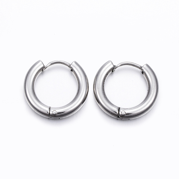 PandaHall 304 Stainless Steel Huggie Hoop Earrings, Hypoallergenic Earrings, with 316 Surgical Stainless Steel Pin, Stainless Steel Color, 9...
PandaHall 304 Stainless Steel Huggie Hoop Earrings, Hypoallergenic Earrings, with 316 Surgical Stainless Steel Pin, Stainless Steel Color, 9...