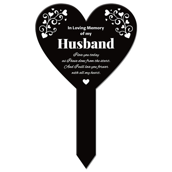 PandaHall Acrylic Garden Stake, Ground Insert Decor, for Yard, Lawn, Garden Decoration, Heart with Memorial Words, Heart, 258x158mm Acrylic..., Black
PandaHall Acrylic Garden Stake, Ground Insert Decor, for Yard, Lawn, Garden Decoration, Heart with Memorial Words, Heart, 258x158mm Acrylic..., Black