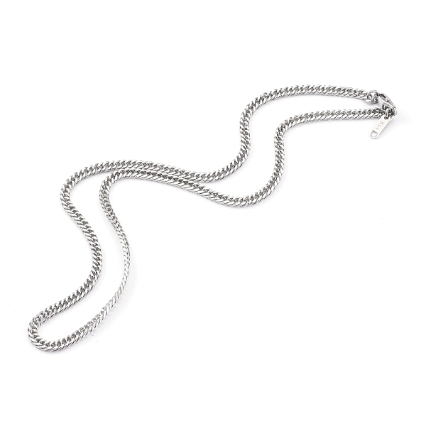 PandaHall 304 Stainless Steel Diamond Cut Cuban Link Chain Necklaces, with Lobster Claw Clasps, Stainless Steel Color, 18.23 inch (46.3cm)...
PandaHall 304 Stainless Steel Diamond Cut Cuban Link Chain Necklaces, with Lobster Claw Clasps, Stainless Steel Color, 18.23 inch (46.3cm)...