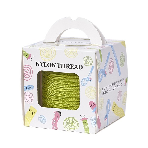 PandaHall Nylon Thread with One Nylon Thread inside, Stronger than NWIR-R006- Series, Yellow Green, 1.5mm, about 120.29 yards(110m)/roll...
PandaHall Nylon Thread with One Nylon Thread inside, Stronger than NWIR-R006- Series, Yellow Green, 1.5mm, about 120.29 yards(110m)/roll...