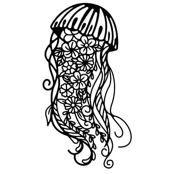 PandaHall Iron Wall Art Decorations, for Front Porch, Living Room, Kitchen, Matte Style, Jellyfish, 294x159x1mm Iron Jellyfish
PandaHall Iron Wall Art Decorations, for Front Porch, Living Room, Kitchen, Matte Style, Jellyfish, 294x159x1mm Iron Jellyfish