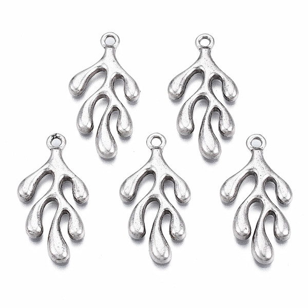 PandaHall Tibetan Style Alloy Pendants, Cadmium Free & Nickel Free & Lead Free, Leaf, Thailand Sterling Silver Plated, 25.5x13x2mm, Hole...
PandaHall Tibetan Style Alloy Pendants, Cadmium Free & Nickel Free & Lead Free, Leaf, Thailand Sterling Silver Plated, 25.5x13x2mm, Hole...