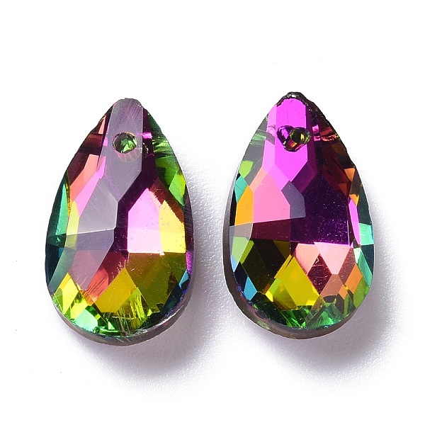 PandaHall Faceted Teardrop Glass Pendants, Flamingo, 16x9x5mm, Hole: 1mm Glass Teardrop Pink
PandaHall Faceted Teardrop Glass Pendants, Flamingo, 16x9x5mm, Hole: 1mm Glass Teardrop Pink