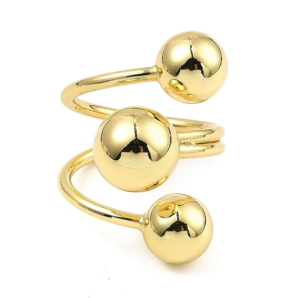 PandaHall Rack Plating Brass Round Ball Beded Open Cuff Rings, Long-Lasting Plated, Lead Free & Cadmium Free, Real 18K Gold Plated, Inner...
PandaHall Rack Plating Brass Round Ball Beded Open Cuff Rings, Long-Lasting Plated, Lead Free & Cadmium Free, Real 18K Gold Plated, Inner...