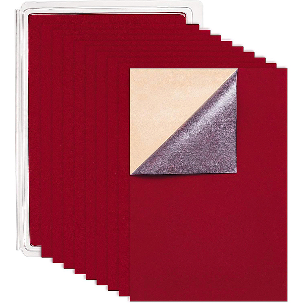 PandaHall BENECREAT 20PCS Velvet (Dark Red) Fabric Sticky Back Adhesive Felt A4 sheet (21cm x 30cm / 8.3" x 11.8"), Self-Adhesive, Durable...
PandaHall BENECREAT 20PCS Velvet (Dark Red) Fabric Sticky Back Adhesive Felt A4 sheet (21cm x 30cm / 8.3" x 11.8"), Self-Adhesive, Durable...