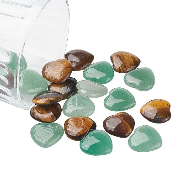 PandaHall SUPERFINDINGS 20Pcs 2 Style Natural Mixed Cabochons, Heart, 19~20x20x5~7, 10pcs/style Mixed Stone Heart
PandaHall SUPERFINDINGS 20Pcs 2 Style Natural Mixed Cabochons, Heart, 19~20x20x5~7, 10pcs/style Mixed Stone Heart