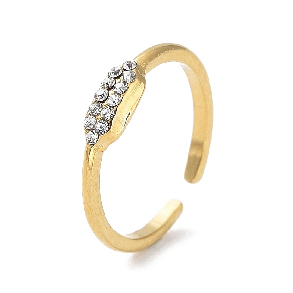 PandaHall Crystal Rhinestone Hexagon Open Cuff Ring, 304 Stainless Steel Finger Ring, Real 18K Gold Plated, US Size 7(17.3mm) Stainless...
PandaHall Crystal Rhinestone Hexagon Open Cuff Ring, 304 Stainless Steel Finger Ring, Real 18K Gold Plated, US Size 7(17.3mm) Stainless...