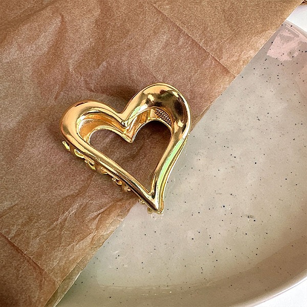 PandaHall Hollow Heart Shape Alloy Claw Hair Clips, for Women Girls, Golden, 60mm Alloy Heart
PandaHall Hollow Heart Shape Alloy Claw Hair Clips, for Women Girls, Golden, 60mm Alloy Heart