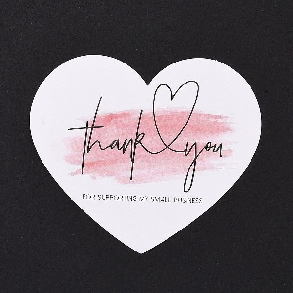 PandaHall Coated Paper Thank You Greeting Card, Heart with Word Thank You Pattern, for Thanksgiving Day, White, 60x70x0.1mm, 30pcs/bag Paper...
PandaHall Coated Paper Thank You Greeting Card, Heart with Word Thank You Pattern, for Thanksgiving Day, White, 60x70x0.1mm, 30pcs/bag Paper...