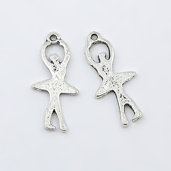 PandaHall Tibetan Style Alloy Pendants, Lead Free, Dancer, Antique Silver, 25x11x1mm, Hole: 1mm Alloy Human
PandaHall Tibetan Style Alloy Pendants, Lead Free, Dancer, Antique Silver, 25x11x1mm, Hole: 1mm Alloy Human