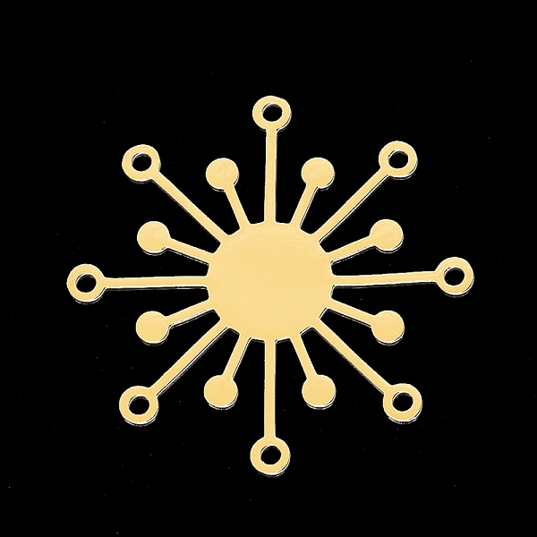 PandaHall 201 Stainless Steel Chandelier Components Links, Laser Cut, Flower, Golden, 37x37x1mm, Hole: 1.8mm 201 Stainless Steel Flower
PandaHall 201 Stainless Steel Chandelier Components Links, Laser Cut, Flower, Golden, 37x37x1mm, Hole: 1.8mm 201 Stainless Steel Flower