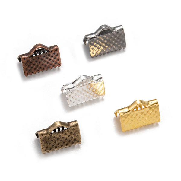 PandaHall Mixed Iron Ribbon Crimp Ends, Lead Free, Mixed Color, 7x10mm, Hole: 2mm, about 570pcs/200g Iron Multicolor
PandaHall Mixed Iron Ribbon Crimp Ends, Lead Free, Mixed Color, 7x10mm, Hole: 2mm, about 570pcs/200g Iron Multicolor