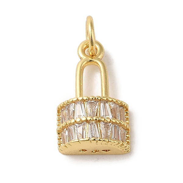 PandaHall Brass Micro Pave Clear Cubic Zirconia Glass Pendants, Lock, Real 18K Gold Plated, 15x9x4.5mm, Hole: 3.2mm Brass+Cubic Zirconia...
PandaHall Brass Micro Pave Clear Cubic Zirconia Glass Pendants, Lock, Real 18K Gold Plated, 15x9x4.5mm, Hole: 3.2mm Brass+Cubic Zirconia...