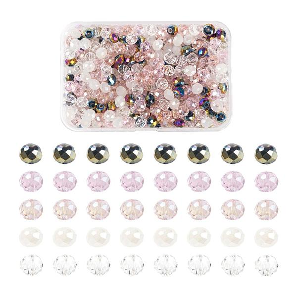 PandaHall 500Pcs 5 Colors Mixed Styles Glass Beads, Faceted, Rondelle, Mixed Color, 100pcs/color Glass Rondelle Multicolor
PandaHall 500Pcs 5 Colors Mixed Styles Glass Beads, Faceted, Rondelle, Mixed Color, 100pcs/color Glass Rondelle Multicolor