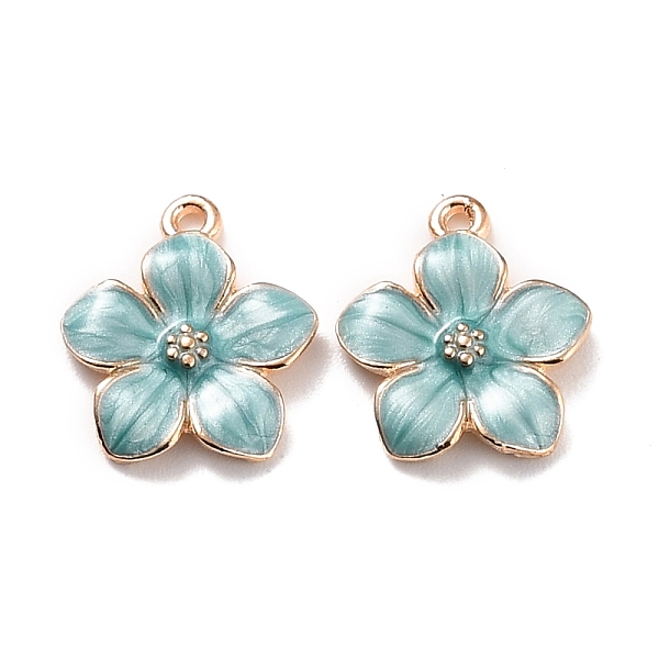 PandaHall Zinc Alloy Enamel Pendants, Flower, Golden, Light Sky Blue, 16.5x14.5x2.5~3mm, Hole: 1.5mm Alloy+Enamel Flower Blue
PandaHall Zinc Alloy Enamel Pendants, Flower, Golden, Light Sky Blue, 16.5x14.5x2.5~3mm, Hole: 1.5mm Alloy+Enamel Flower Blue