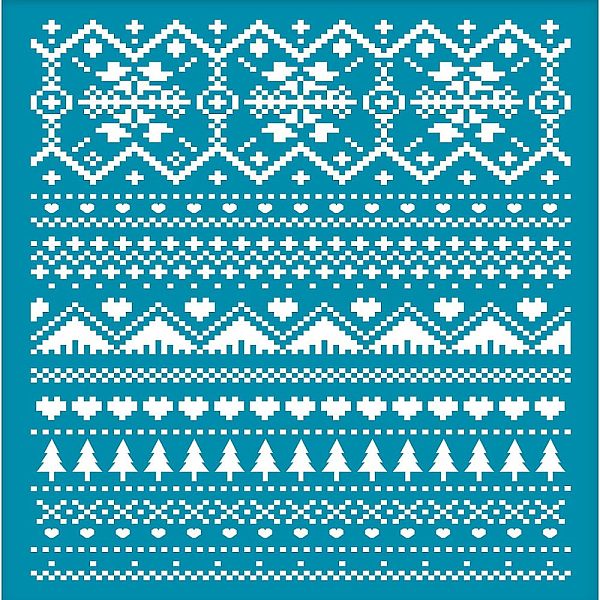 PandaHall Silk Screen Printing Stencil, for Painting on Wood, DIY Decoration T-Shirt Fabric, Christmas Themed Pattern, 12.7x10cm Nylon Cyan
PandaHall Silk Screen Printing Stencil, for Painting on Wood, DIY Decoration T-Shirt Fabric, Christmas Themed Pattern, 12.7x10cm Nylon Cyan