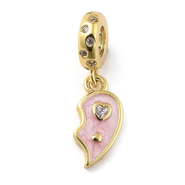 PandaHall Rack Plating Brass Micro Pave Cubic Zirconia Pendant, with Enamel, Long-Lasting Plated, Lead Free & Cadmium Free, Heart, Real 18K..., Clear
PandaHall Rack Plating Brass Micro Pave Cubic Zirconia Pendant, with Enamel, Long-Lasting Plated, Lead Free & Cadmium Free, Heart, Real 18K..., Clear
