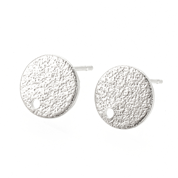 PandaHall Hammered Brass Stud Earring Findings, Flat Round, Nickel Free, Real Platinum Plated, 10mm, Hole: 1mm, Pin: 0.6mm Brass Flat Round
PandaHall Hammered Brass Stud Earring Findings, Flat Round, Nickel Free, Real Platinum Plated, 10mm, Hole: 1mm, Pin: 0.6mm Brass Flat Round