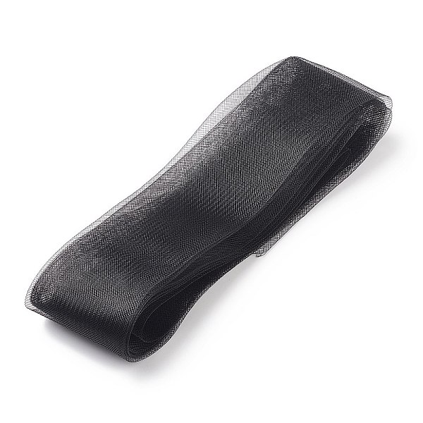 PandaHall Polyester Deco Mesh Ribbons, Tulle Fabric for Garment Making, Black, 3 inch(75mm) Polyester None Black
PandaHall Polyester Deco Mesh Ribbons, Tulle Fabric for Garment Making, Black, 3 inch(75mm) Polyester None Black