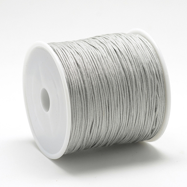 PandaHall Nylon Thread, Chinese Knotting Cord, Light Grey, 1.5mm, about 164.04 Yards(150m)/Roll Nylon Gray
PandaHall Nylon Thread, Chinese Knotting Cord, Light Grey, 1.5mm, about 164.04 Yards(150m)/Roll Nylon Gray