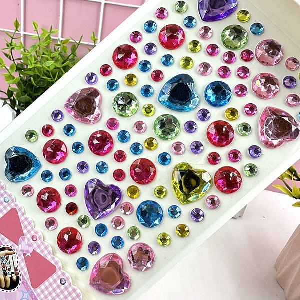 PandaHall Acrylic Rhinestone Stickers, Gems Crystal Decorative Decals for Kid's Art Craft, Heart, Colorful, 225x100mm Acrylic Heart
PandaHall Acrylic Rhinestone Stickers, Gems Crystal Decorative Decals for Kid's Art Craft, Heart, Colorful, 225x100mm Acrylic Heart