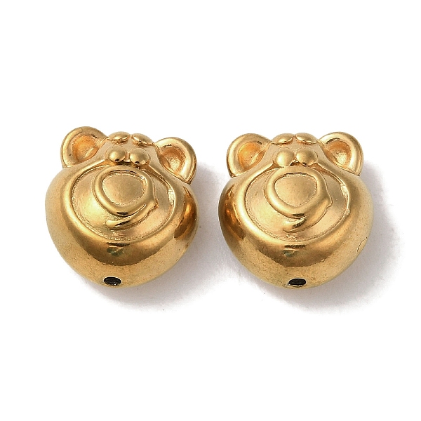 PandaHall Ion Plating(IP) 304 Stainless Steel Beads, Bear, Golden, 13x12.5x8mm, Hole: 1mm 304 Stainless Steel Bear
PandaHall Ion Plating(IP) 304 Stainless Steel Beads, Bear, Golden, 13x12.5x8mm, Hole: 1mm 304 Stainless Steel Bear