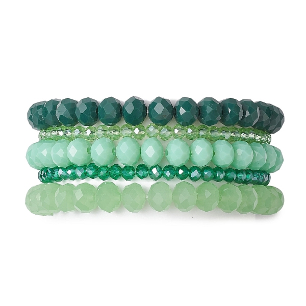 PandaHall 5Pcs 5 Styles Faceted Round Glass Beaded Stretch Bracelet Sets, Stackable Bracelets for Women Men, Lime Green, 2~2-1/8 inch...
PandaHall 5Pcs 5 Styles Faceted Round Glass Beaded Stretch Bracelet Sets, Stackable Bracelets for Women Men, Lime Green, 2~2-1/8 inch...
