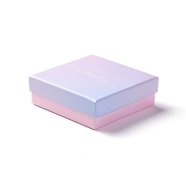 PandaHall Cardboard Jewelry Boxes, with Black Sponge Mat, for Jewelry Gift Packaging, Square with Word, Lilac, 9.3x9.3x3.15cm Paper Square..., Purple
PandaHall Cardboard Jewelry Boxes, with Black Sponge Mat, for Jewelry Gift Packaging, Square with Word, Lilac, 9.3x9.3x3.15cm Paper Square..., Purple