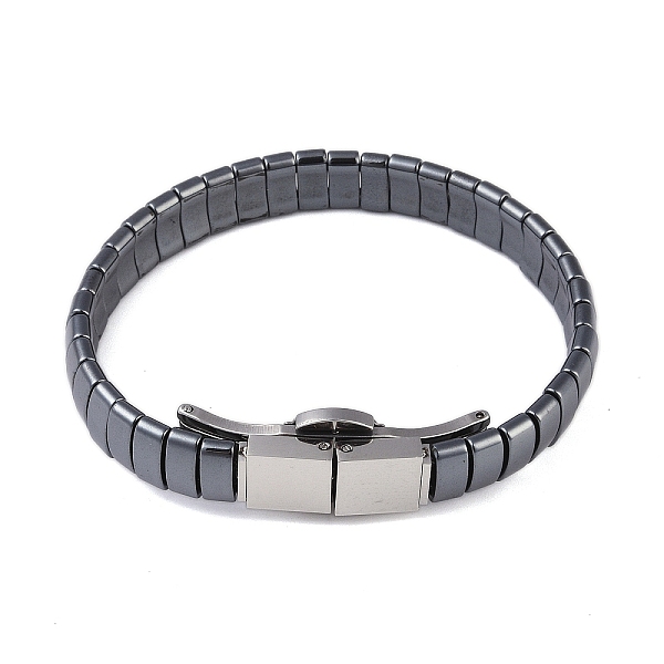 PandaHall Synthetic Non-Magnetic Hematite Beaded Bracelets for Men, with 304 Stainless Steel Clasps, Stainless Steel Color, Inner Diameter...
PandaHall Synthetic Non-Magnetic Hematite Beaded Bracelets for Men, with 304 Stainless Steel Clasps, Stainless Steel Color, Inner Diameter...