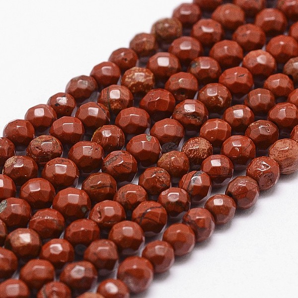 PandaHall Natural Red Jasper Beads Strands, Grade AB+, Faceted, Round, 4mm, Hole: 1mm, about 96pcs/strand, 14.9 inch~15.1 inch Red Jasper...
PandaHall Natural Red Jasper Beads Strands, Grade AB+, Faceted, Round, 4mm, Hole: 1mm, about 96pcs/strand, 14.9 inch~15.1 inch Red Jasper...
