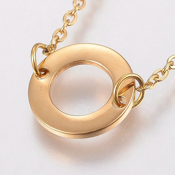 PandaHall 304 Stainless Steel Cable Chain Bracelets, with Lobster Claw Clasps and Donut Links, Golden, 7-1/8 inch(180mm), 1.5mm 304...
PandaHall 304 Stainless Steel Cable Chain Bracelets, with Lobster Claw Clasps and Donut Links, Golden, 7-1/8 inch(180mm), 1.5mm 304...