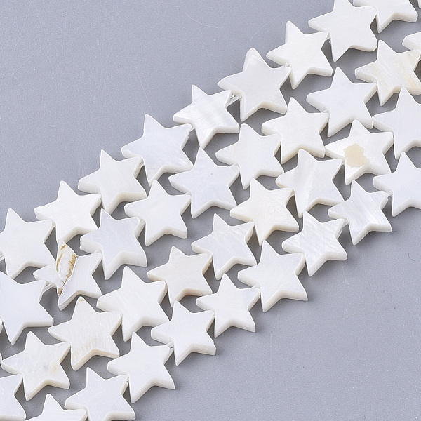PandaHall Freshwater Shell Beads Strands, Dyed, Star, White, 9~10.5x9.5~11.5x2~3mm, Hole: 1mm, about 38pcs/Strand, 11.8 inch~13.3 inch...
PandaHall Freshwater Shell Beads Strands, Dyed, Star, White, 9~10.5x9.5~11.5x2~3mm, Hole: 1mm, about 38pcs/Strand, 11.8 inch~13.3 inch...