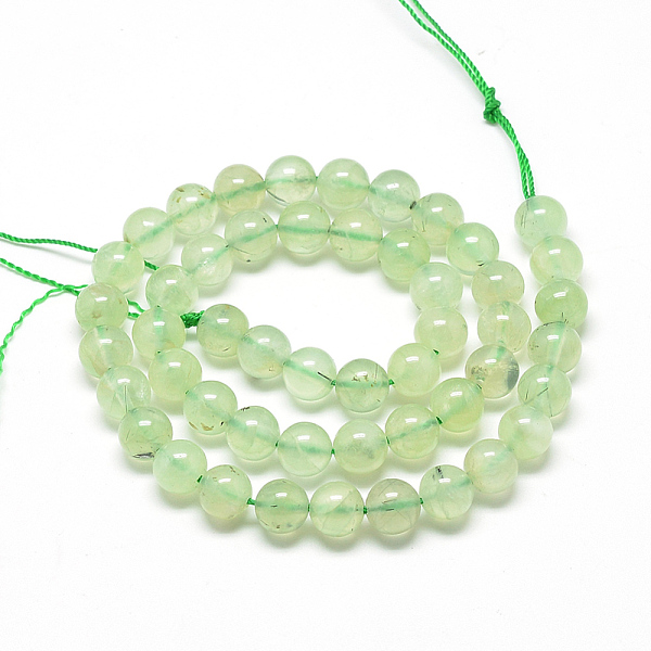 PandaHall Natural Prehnite Beads Strands, Round, 6mm, Hole: 1mm, about 70pcs/strand, 15.7 inch(39.8cm) Prehnite Round
PandaHall Natural Prehnite Beads Strands, Round, 6mm, Hole: 1mm, about 70pcs/strand, 15.7 inch(39.8cm) Prehnite Round