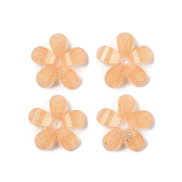 PandaHall Translucent Epoxy Resin Glitter Powder Decoden Cabochons, Flower, Saddle Brown, 10x10x2mm Epoxy Resin Flower
PandaHall Translucent Epoxy Resin Glitter Powder Decoden Cabochons, Flower, Saddle Brown, 10x10x2mm Epoxy Resin Flower
