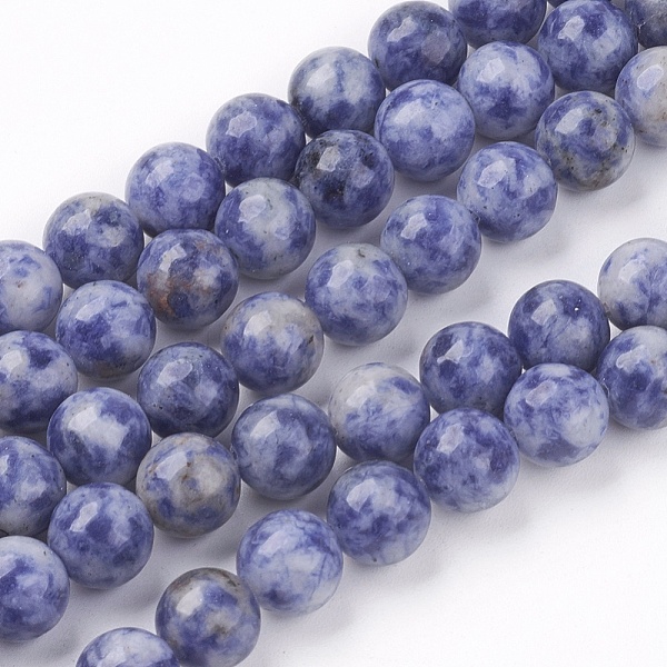 PandaHall Natural Blue Spot Jasper Bead Strands, Round, 8mm, Hole: 1mm, about 45~47pcs/strand, 15.7 inch Blue Spot Jasper Round Blue
PandaHall Natural Blue Spot Jasper Bead Strands, Round, 8mm, Hole: 1mm, about 45~47pcs/strand, 15.7 inch Blue Spot Jasper Round Blue