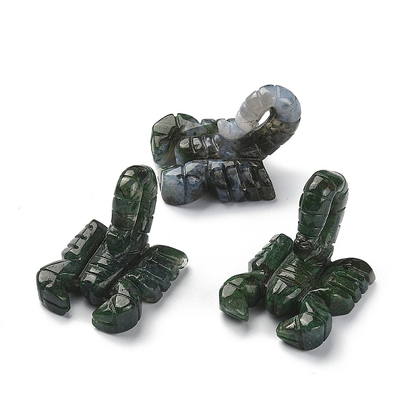 PandaHall Natural Moss Agate Carved Healing Scorpion Figurines, Reiki Stones Statues for Energy Balancing Meditation Therapy...
PandaHall Natural Moss Agate Carved Healing Scorpion Figurines, Reiki Stones Statues for Energy Balancing Meditation Therapy...